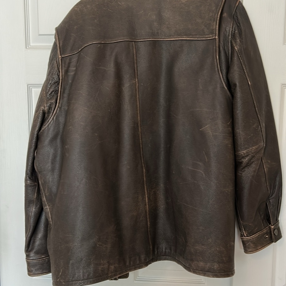 Vintage Wilsons Leather Brown Leather Jacket XL Thinsulate Removable Lining - Picture 11 of 16